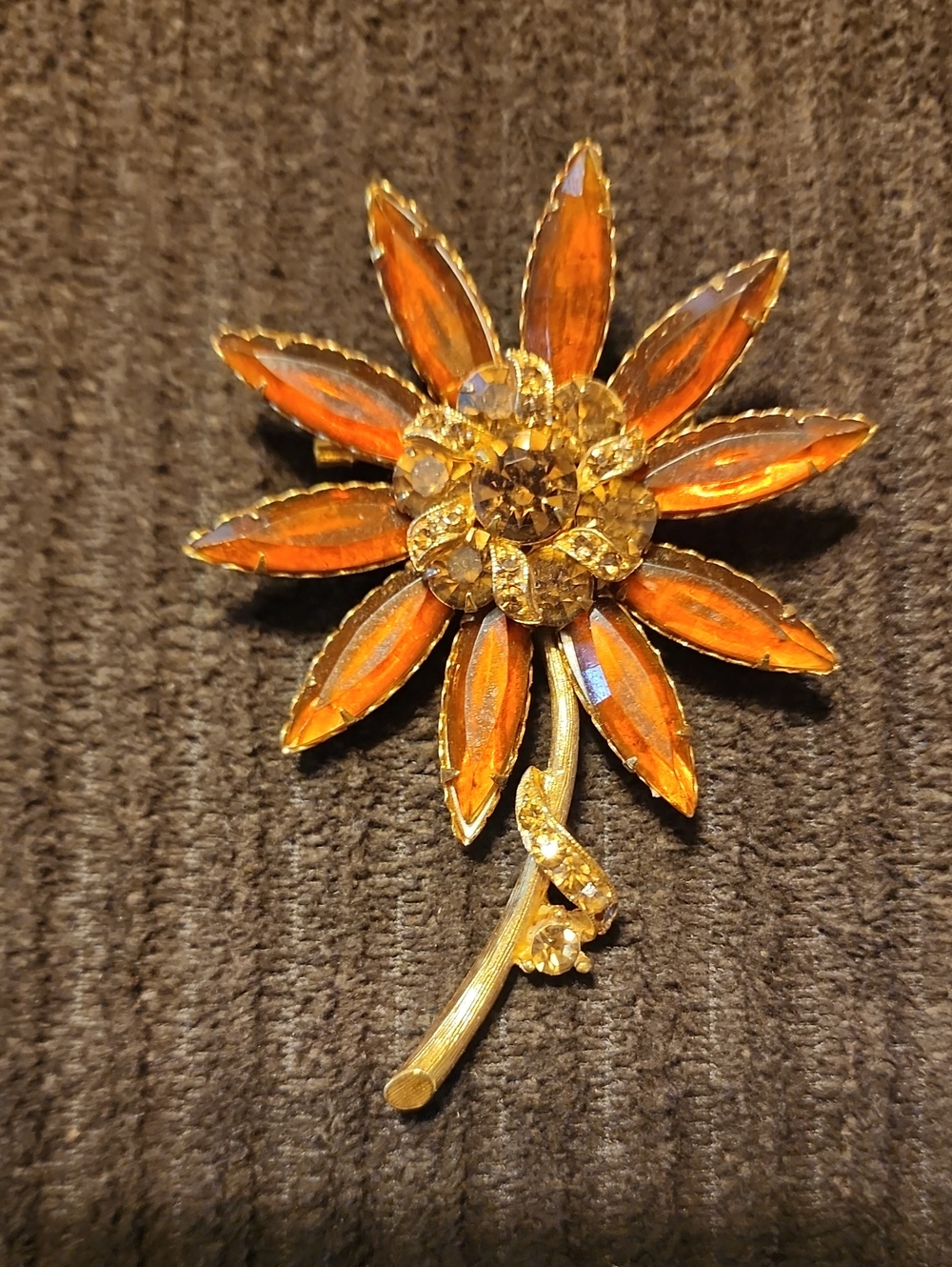 Vintage Flower Brooch